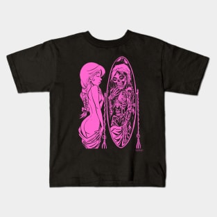 Life and Death (Pink) Kids T-Shirt